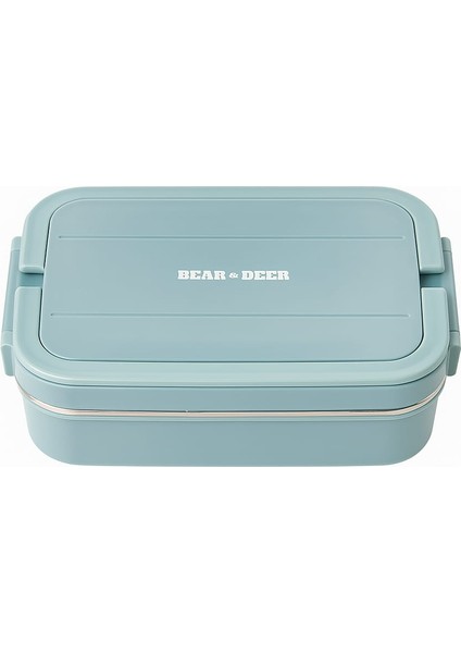 Beer & Deer Çelik Sızdırmaz 750 ml Beslenme Kabı Lunch Box Saklama Kutusu Sefer Tası Yemek Kutusu