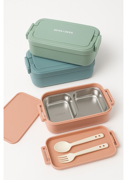 Beer & Deer Çelik Sızdırmaz 750 ml Beslenme Kabı Lunch Box Saklama Kutusu Sefer Tası Yemek Kutusu fiyatları