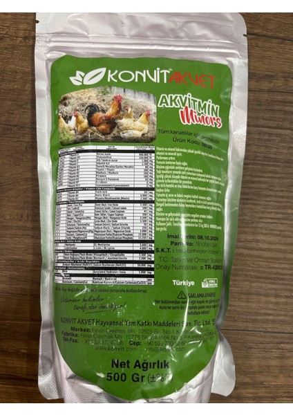 Tavuk Vitamini Tüm Kanatlılar İçin Premikstir