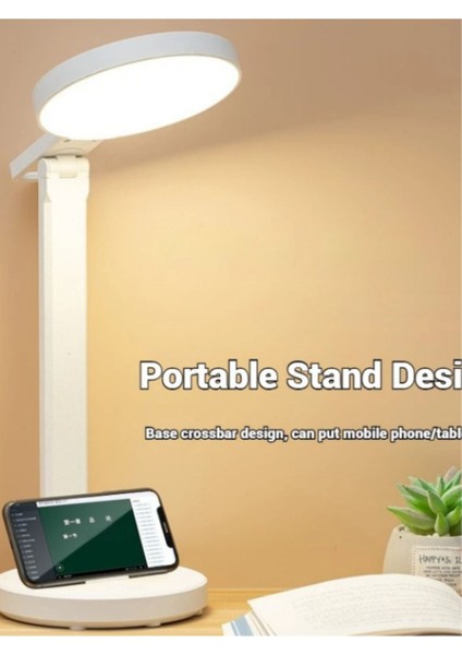 Şık Dokunmatik Masa Lambası, Ayarlanabilir Parlaklık, USB Şarjlı, LED Işık fiyatları