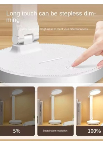 Şık Dokunmatik Masa Lambası, Ayarlanabilir Parlaklık, USB Şarjlı, LED Işık modelleri
