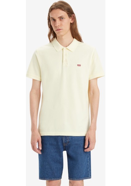 Erkek Sarı Polo Yaka T-Shirt A2085-0006