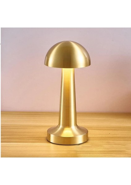 Renkli Dokunmatik Şarjlı Masa Lambası, Altın Gövde, Dim Edilebilir, Şık ve Modern fiyatları