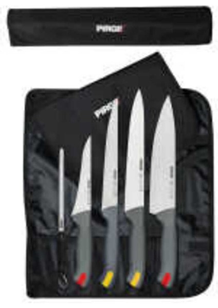 Gastro Çantalı 5 Li Bıçak Seti Gri