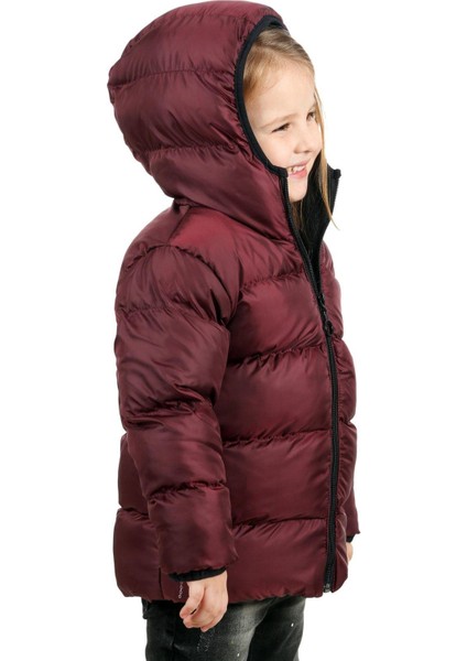 Kız Çocuk Polarlı Kapüşonlu Su Geçirmez Rüzgara Dayanıklı Şişme Kışlık Mont & Kaban indirimleri