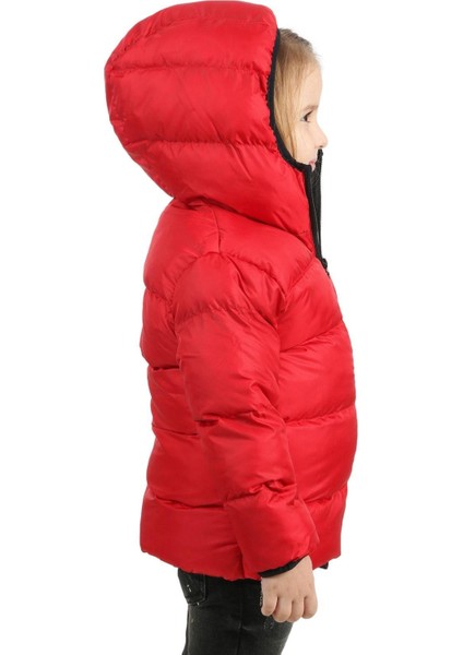 Kız Çocuk Polarlı Kapüşonlu Su Geçirmez Rüzgara Dayanıklı Şişme Kışlık Mont & Kaban indirimleri