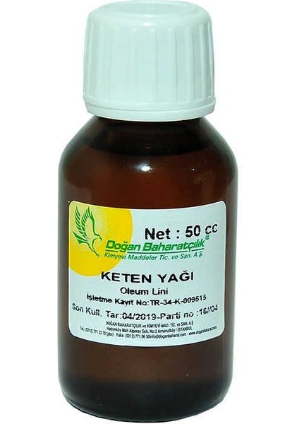 Keten Yağı 50CC