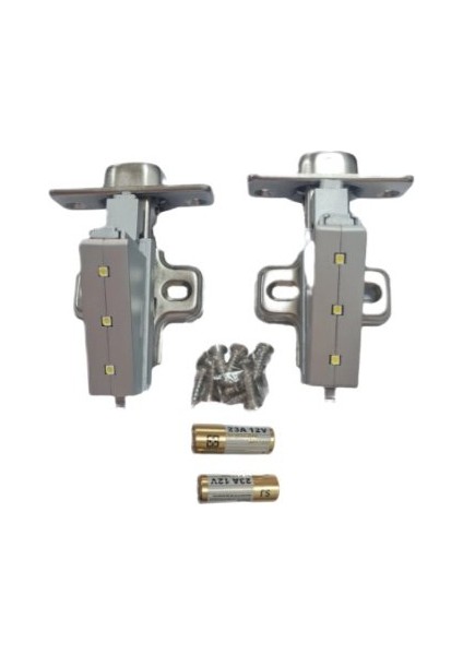 LED Işıklı Frenli Düz Menteşe / 2 Adet fiyatları