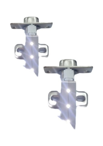 LED Işıklı Frenli Düz Menteşe / 2 Adet fırsatları