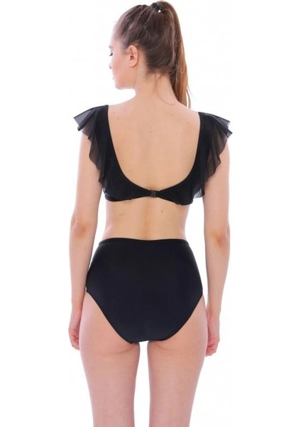 Argisa Düz Fırfırlı Yüksek Bel Yeni Bikini fiyatları