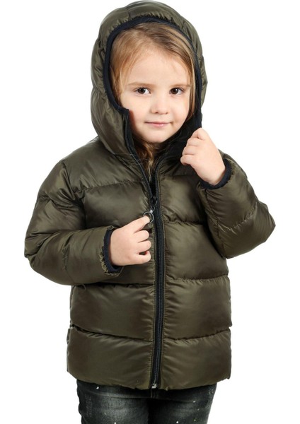 Kız Çocuk Polarlı Kapüşonlu Su Geçirmez Rüzgara Dayanıklı Şişme Kışlık Mont & Kaban fiyatları