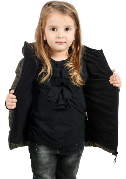 Kız Çocuk Polarlı Kapüşonlu Su Geçirmez Rüzgara Dayanıklı Şişme Kışlık Mont & Kaban fırsatları