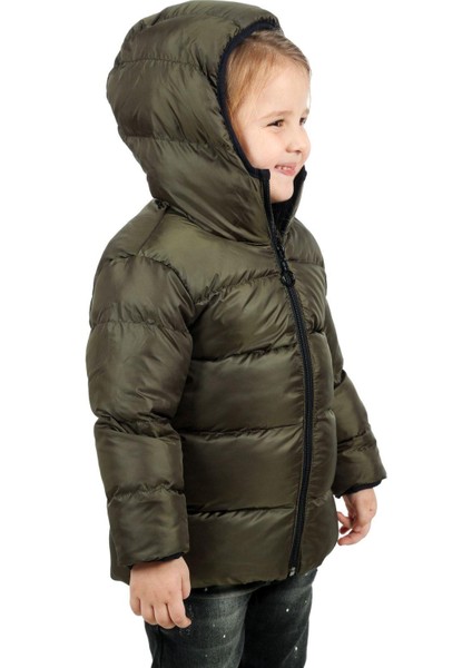Kız Çocuk Polarlı Kapüşonlu Su Geçirmez Rüzgara Dayanıklı Şişme Kışlık Mont & Kaban indirimleri