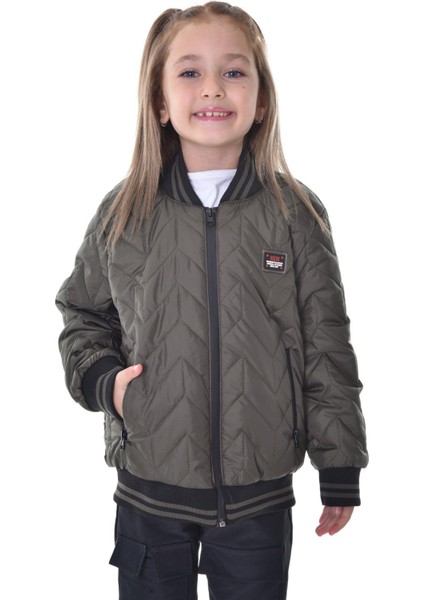 Kız Çocuk Kolej Yaka Astarlı Su ve Rüzgar Geçirmez Fermuarlı Cep Mont Ceket fiyatları