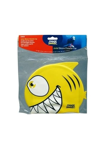 Zoggs Junior Character Silicone Cap Assorted Bone