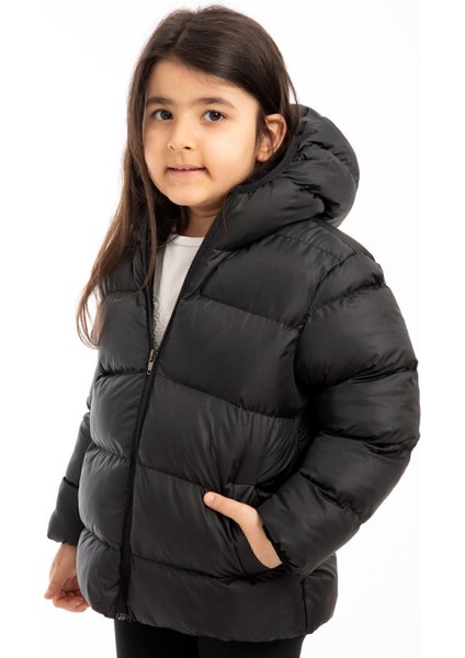 Kız Çocuk Polarlı Kapüşonlu Su Geçirmez Rüzgara Dayanıklı Şişme Kışlık Mont & Kaban fiyatları