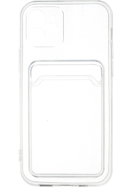 Newface iPhone 12 Kılıf Kart Şeffaf Silikon - Şeffaf modelleri