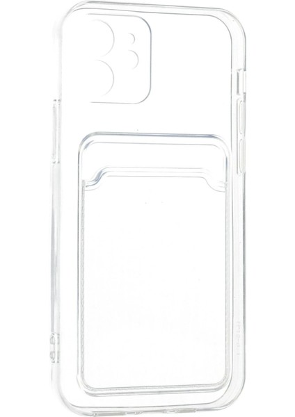 Newface iPhone 12 Kılıf Kart Şeffaf Silikon - Şeffaf fırsatları