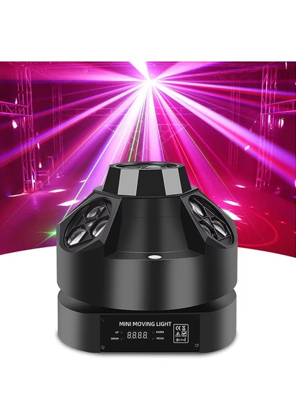 Super Bee Eyes 200W Beam-Lazer-Stobe LED 4ın1 Robot Işık