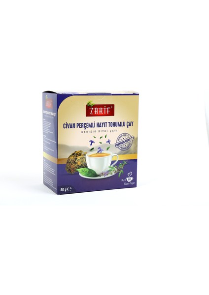 Civanperçemli & Hayıt Tohumlu Çay (60’lı Süzen Poşet)