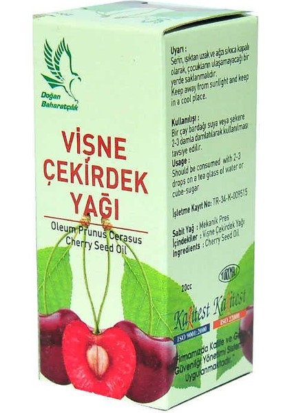 Vişne Çekirdeği Yağı 20CC