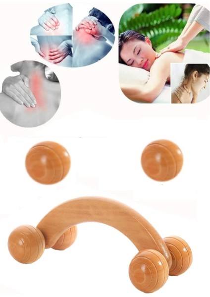 Doğal Ahşap Masaj Rulosu ile Kasları Rahatlatın, Gerginliği Azaltın