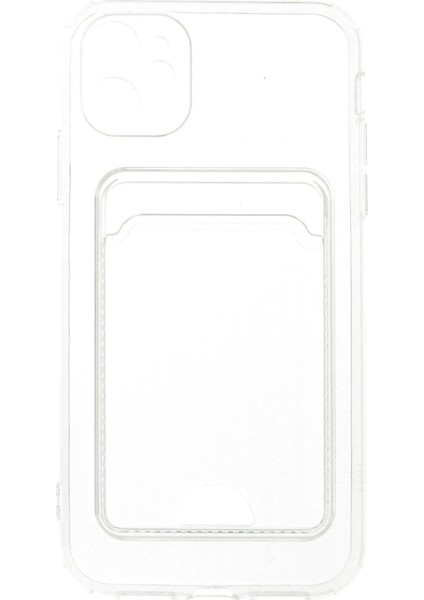 Newface iPhone 11 Kılıf Kart Şeffaf Silikon - Şeffaf fırsatları