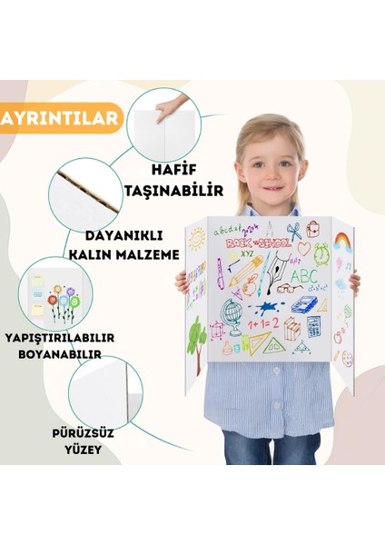 3'lü Poster Kartonu Seti A4 Hediyeli Kesilebilir Dayanıklı Ev Iş Ofis Okul Sunum Kartonu fırsatları