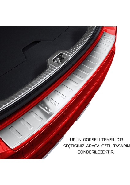 Ford Transit Arka Tampon Eşiği - Krom Taşlı | 2006-2014 Arası