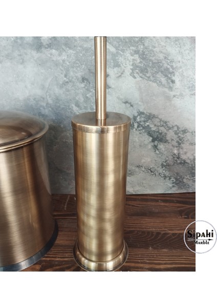 Antik Eskitme Kaplama Kapaklı Çöp Kovası Set modelleri