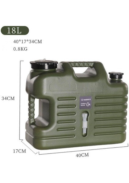 Galon Air Pe Musluklu Su Bidonu 18 Litre