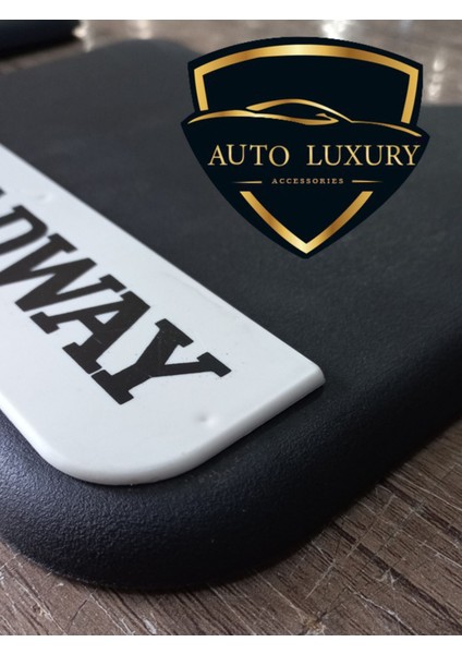 Broadway Yazılı Brodvey Siyah Plastik Paçalık Çamurluk 2 Adet modelleri