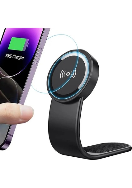 Ally WH-160 Araç Torpido Üstü Katlanabilir Manyetik Kablosuz Şarjlı Telefon Tut - KA3841-3699