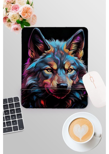 Kurt No:2 Baskılı Oyuncu Gaming Dikdörtgen Bilek Destekli Mousepad