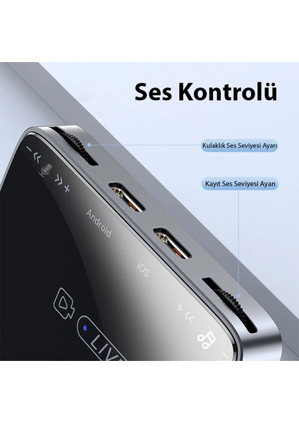 Ally MH-319 Type-C 2 In 1 Canlı Yayın Için Dönüştürücü Live Converter-(19 - KA8472-1706 fırsatları