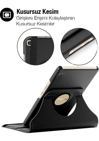 Sm Galaxy Tab A 10.0 (P580-P585) 360 Derece Döner Standlı KILIF-(1903) - KA2743-7877