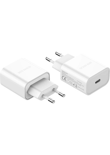 Dux Ducıs C50 Pd 20W Hızlı Şarj Aleti 20W Usb-C Güç ADAPTÖRÜ-(1903) - KA2971-3937