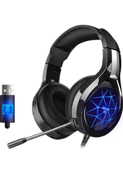 Ally Mc N1 LED Işıklı Mikrofonlu USB Kulaküstü Gamer KULAKLIĞI-(1903) - KA8420-2197