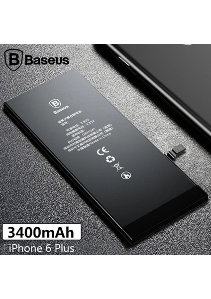 Baseus Iphone 6 Plus 3400 Mah Yüksek Kapasite Pil BATARYA-(1903) - KA1313-7035