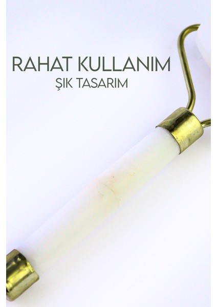 Beyaz Yeşim Taşı Yüz Masaj Aleti, Doğal Güzellik ve Bakım Için Ideal Seçim