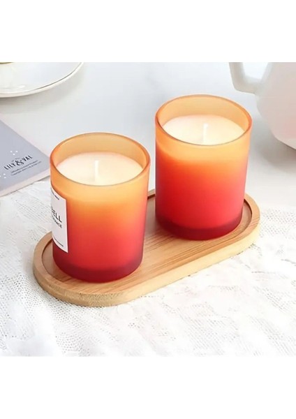 Bambu Oval Sunum ve Servis Tepsisi Yağdanlık Altlığı, Mutfak ve Banyo 2 Adet indirimleri