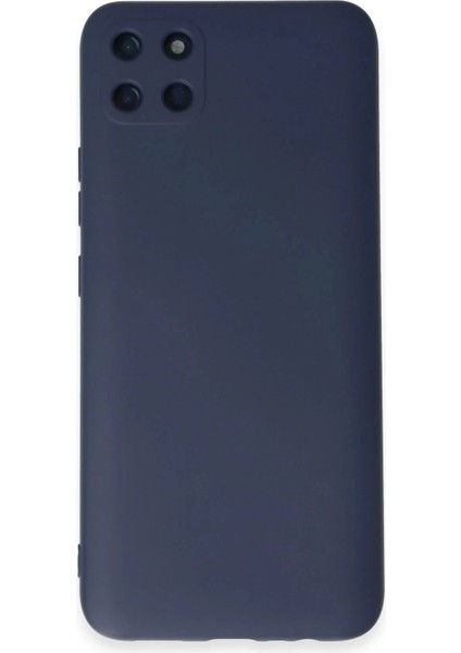 Newface Realme C11 Kılıf Nano Içi Kadife Silikon - Lacivert