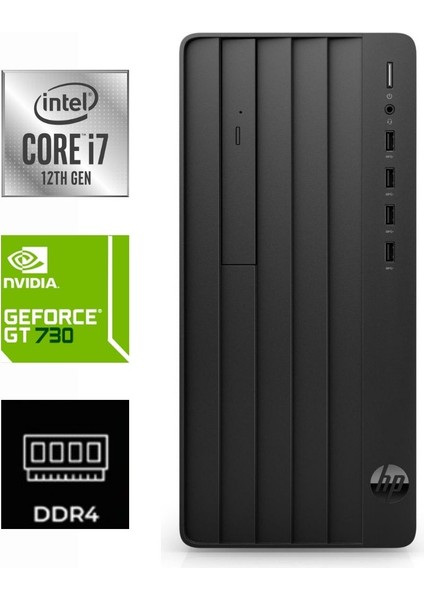 Pro Tower 290 G9 I7-12700K 9M938AT-511 8gb 512GB Quadro Nvidia GT730 Windows 11 Pro Masaüstü Bilgisayar