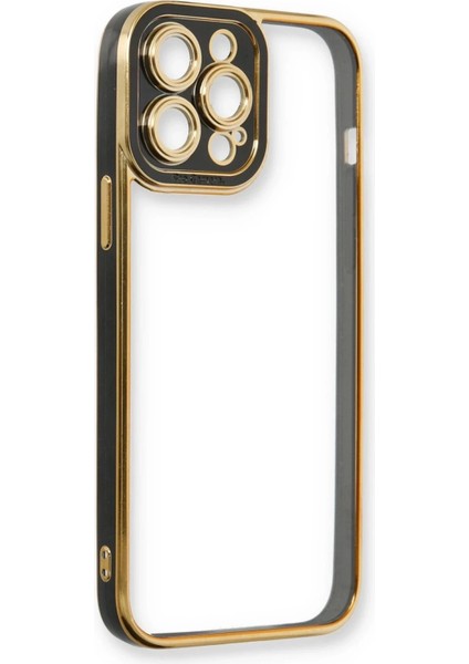 Newface iPhone 13 Pro Max Kılıf Liva Lens Silikon - Siyah fırsatları