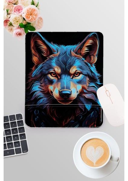 Kurt No:1 Baskılı Oyuncu Gaming Dikdörtgen Bilek Destekli Mousepad