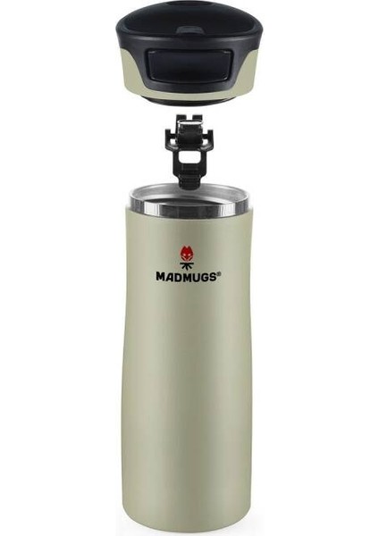 Travel Mug Termos Bardak 0.47 Lt Paslanmaz Çelik Termos Haki fiyatları