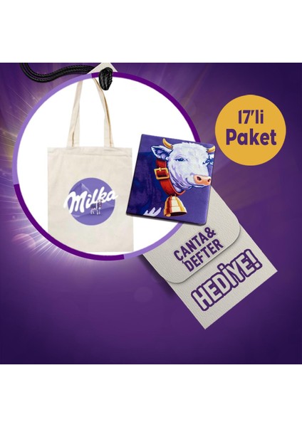 Atıştırmalık All Star Paketi (Milka Defter ve Milka Bez Çanta Hediyeli) fiyatları