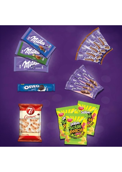 Atıştırmalık All Star Paketi (Milka Defter ve Milka Bez Çanta Hediyeli) modelleri