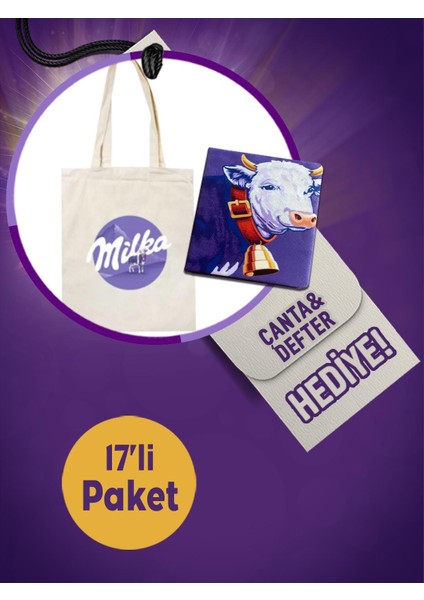 Atıştırmalık All Star Paketi (Milka Defter ve Milka Bez Çanta Hediyeli) indirimleri