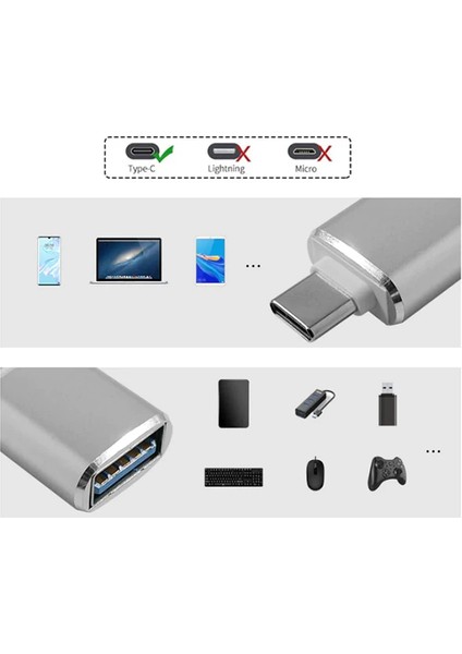 Ally USB Type-C Dönüştürücü Otg ADAPTÖR-(1903) - KA1806-6279